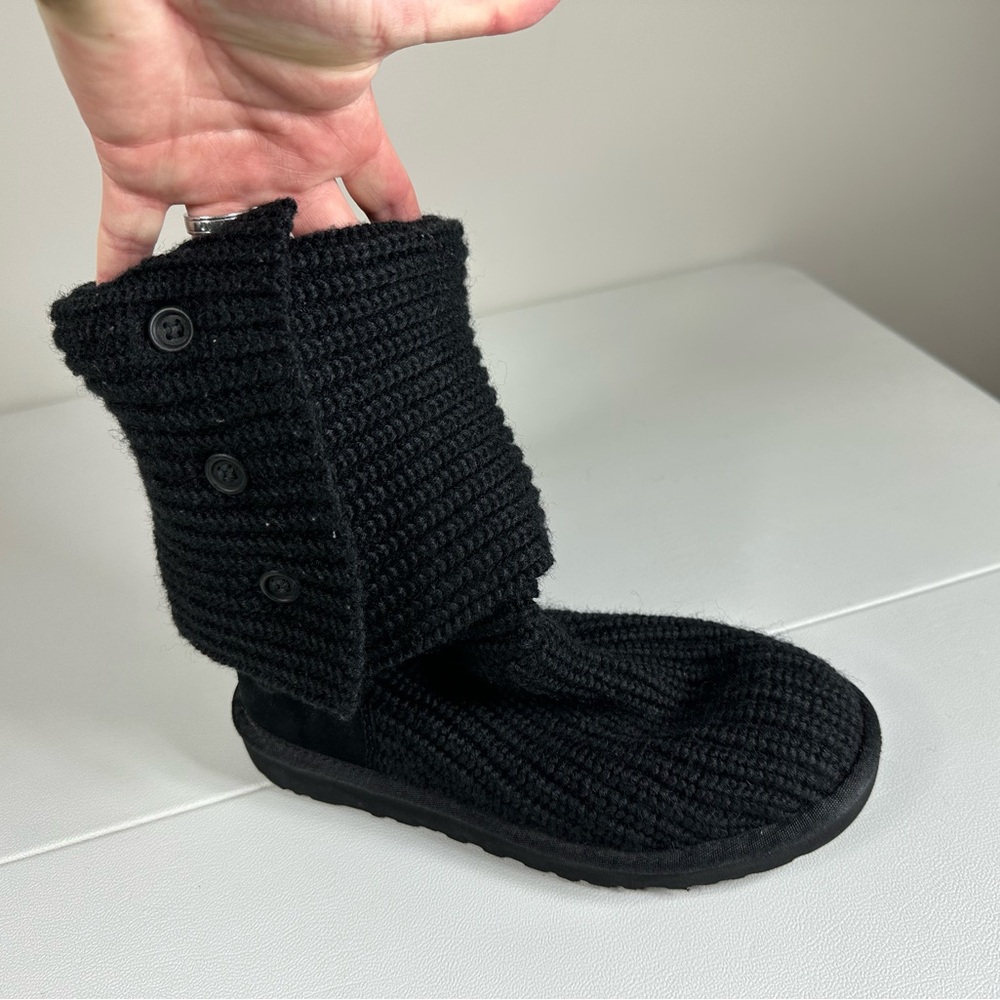 UGG Australia Classic Cardy Knit Button Boots - Picture 10 of 10